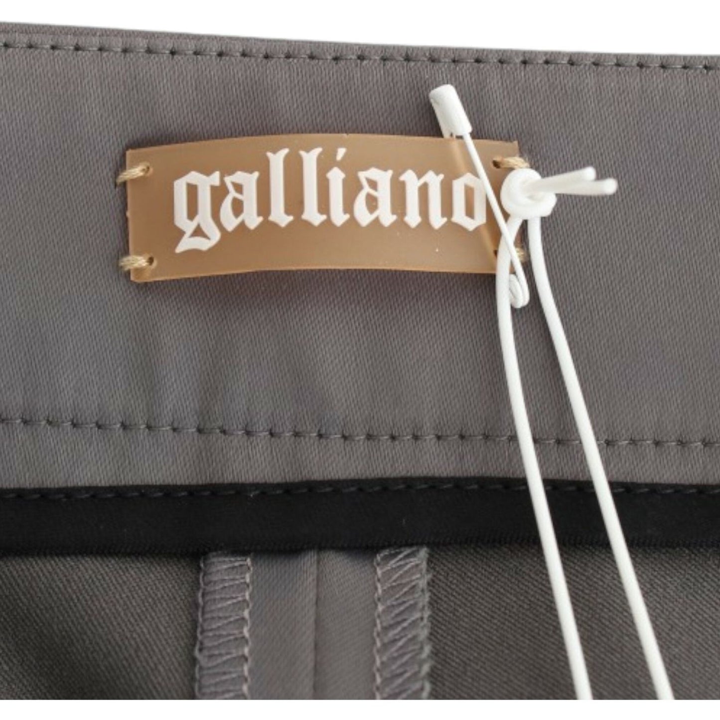 John Galliano Gray slim fit pants John Galliano