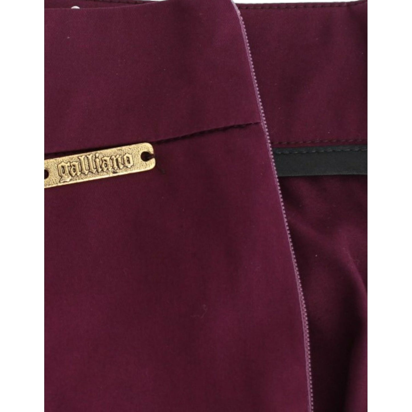 John Galliano Purple slim fit pants