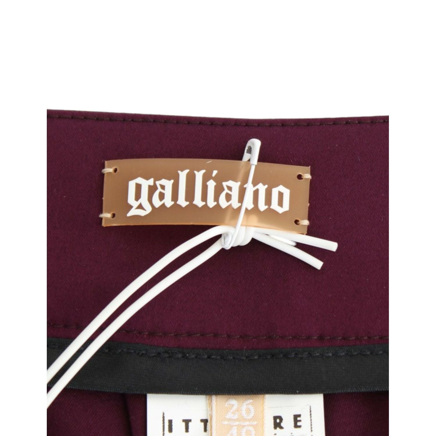John Galliano Purple slim fit pants