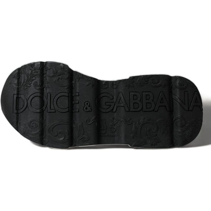 Dolce & Gabbana White Black Low Top Daymaster Sneakers Shoes Dolce & Gabbana