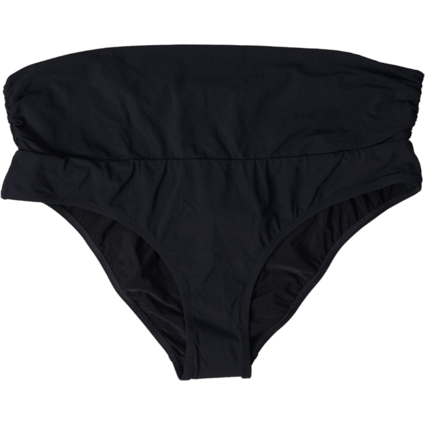 Dolce & Gabbana Black Nylon Stretch Swimwear Slip Bottom Bikini Dolce & Gabbana