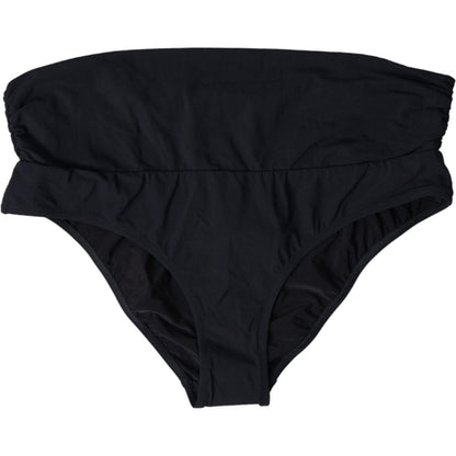 Dolce & Gabbana Black Nylon Stretch Swimwear Slip Bottom Bikini Dolce & Gabbana