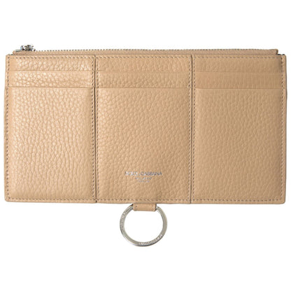 Dolce & Gabbana Beige Leather Shoulder Cardholder Shoulder Strap Wallet Dolce & Gabbana