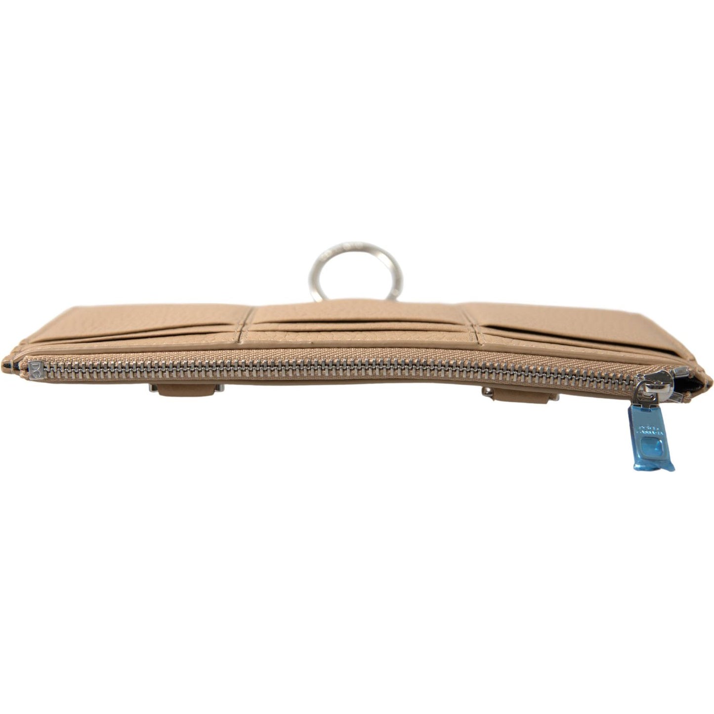 Dolce & Gabbana Beige Leather Shoulder Cardholder Shoulder Strap Wallet Dolce & Gabbana