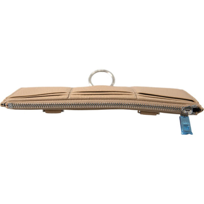 Dolce & Gabbana Beige Leather Shoulder Cardholder Shoulder Strap Wallet Dolce & Gabbana