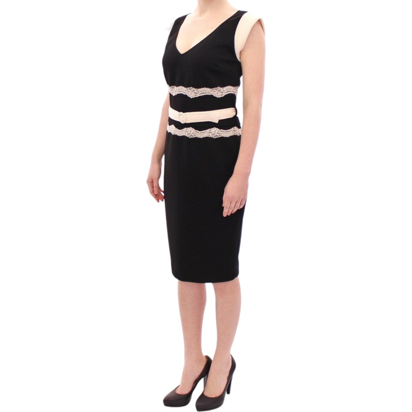 Cavalli Black lace sheath dress