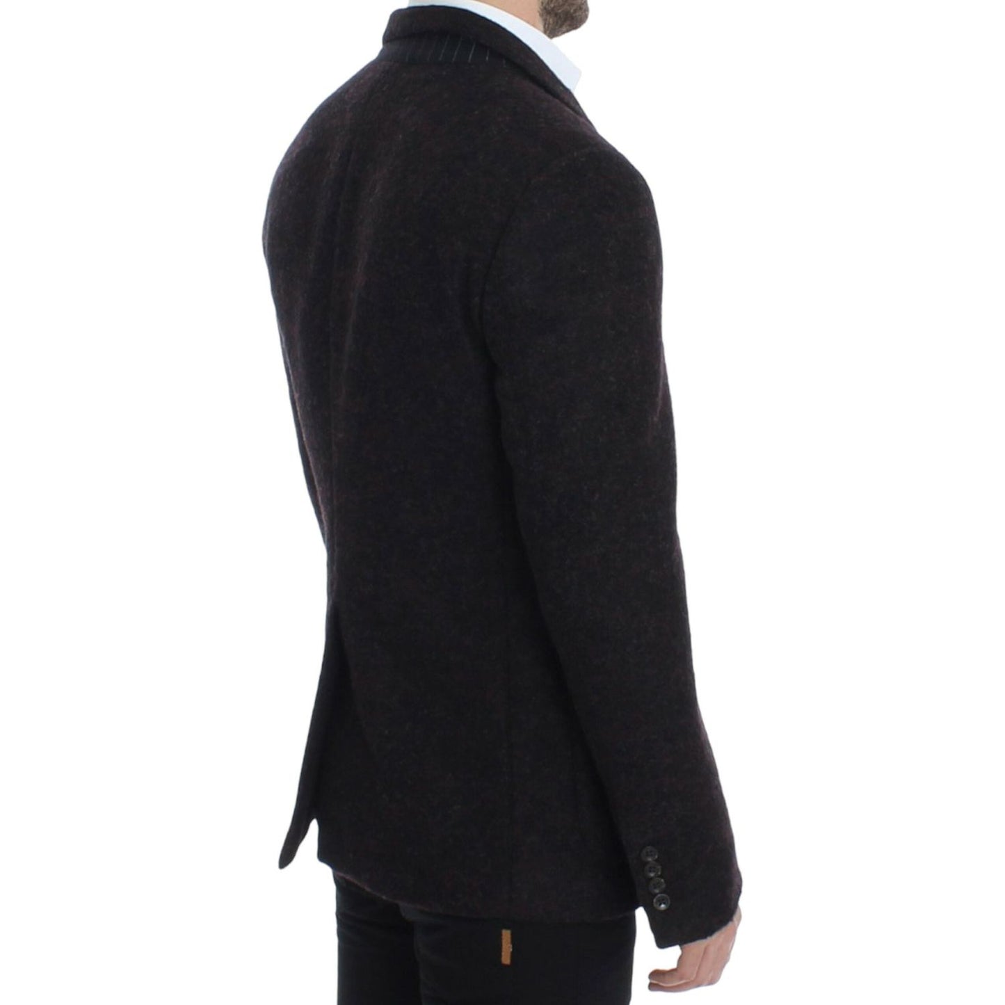 Dolce & Gabbana Bordeaux alpaga two button blazer