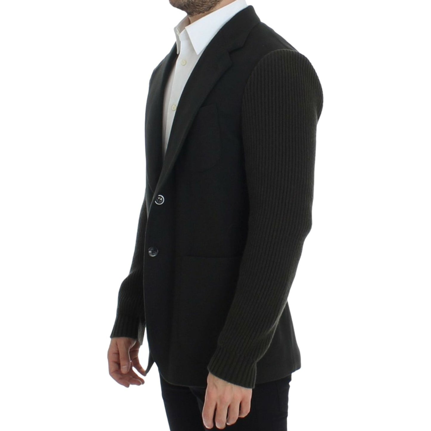 Dolce & Gabbana Green cashmere two button blazer Dolce & Gabbana