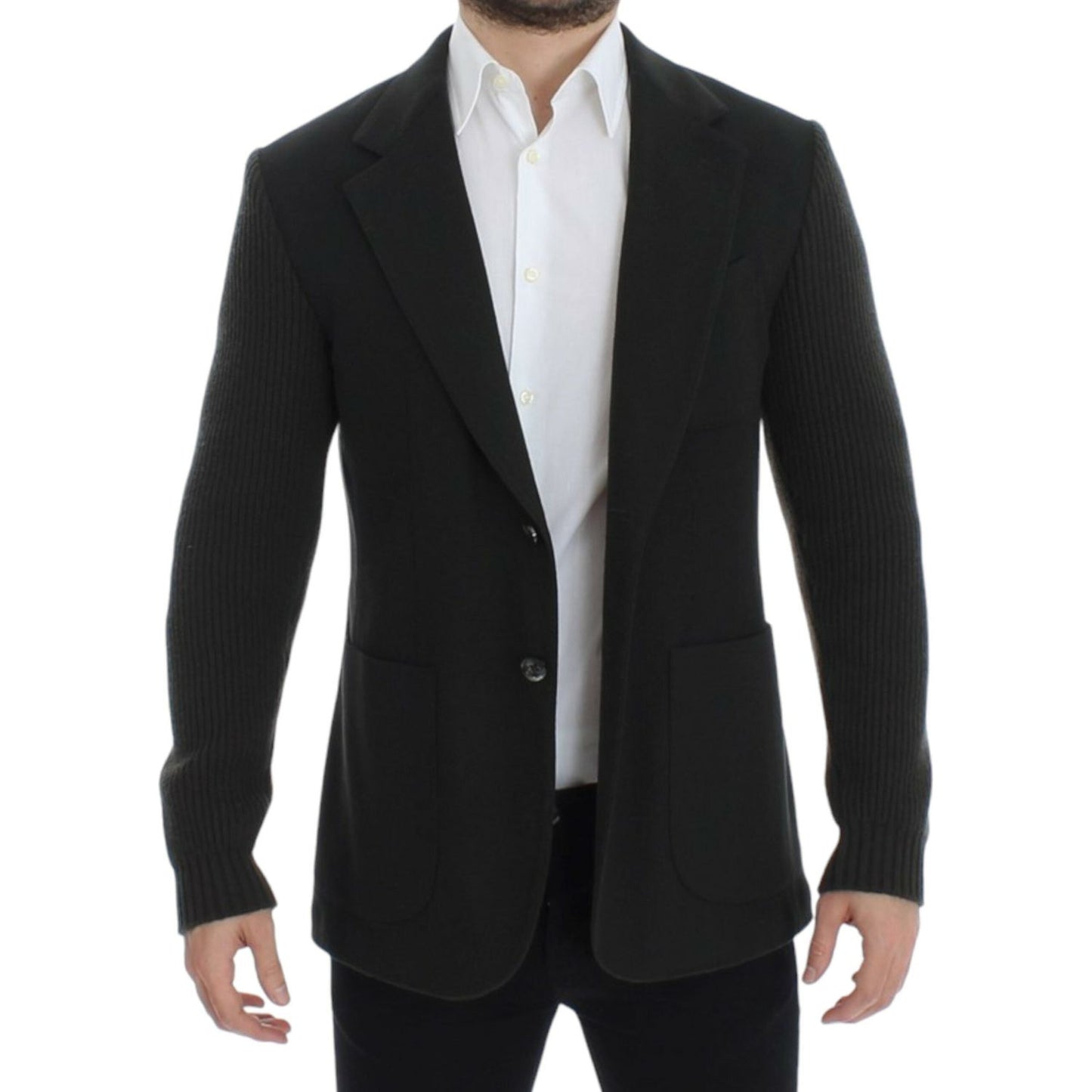 Dolce & Gabbana Green cashmere two button blazer Dolce & Gabbana