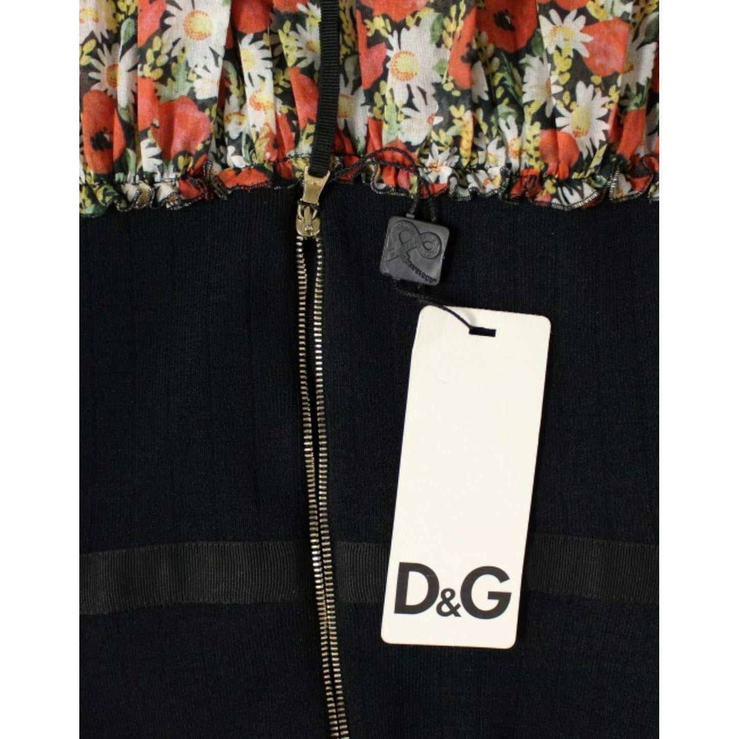 Dolce & Gabbana Multicolor floral bubble halterneck dress Dolce & Gabbana