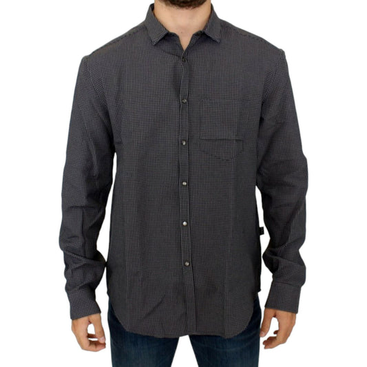 Costume National Gray linen casual shirt Costume National