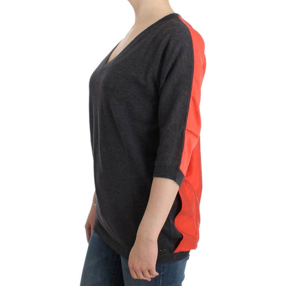 Costume National Gray short sleeved sweater Costume National