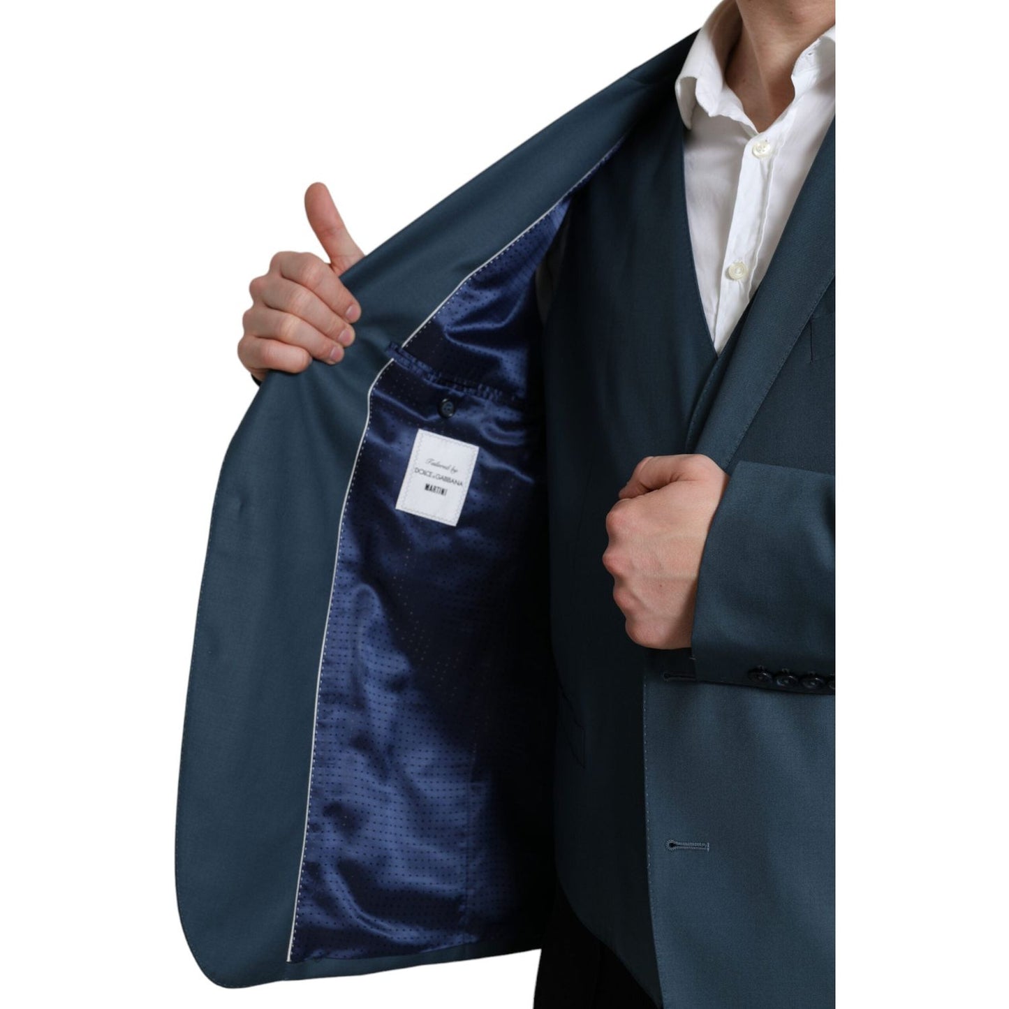 Dolce & Gabbana Green Single Breasted 2 Piece MARTINI Suit Dolce & Gabbana