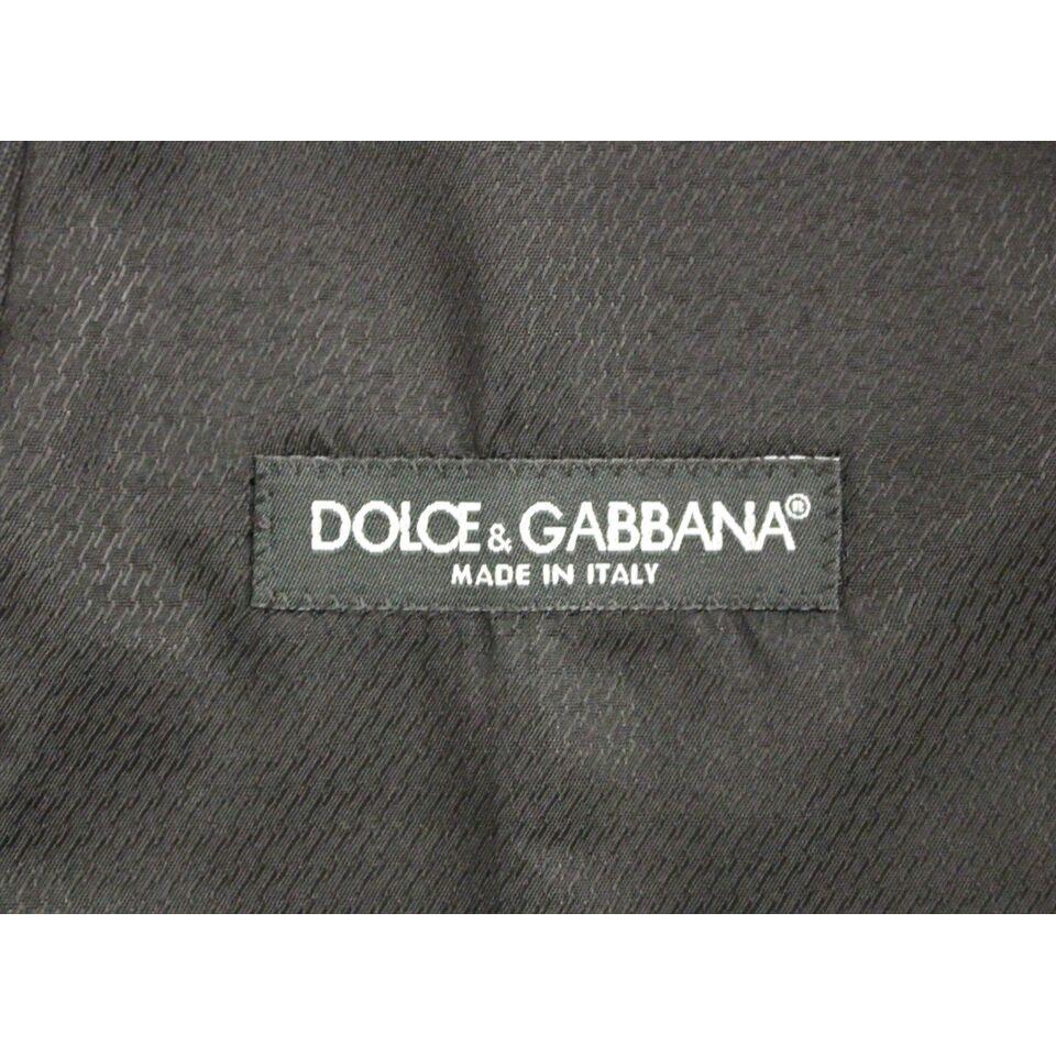 Dolce & Gabbana Gray Wool Formal Dress Vest Gilet Weste Dolce & Gabbana
