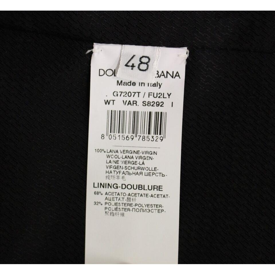 Dolce & Gabbana Gray Wool Formal Dress Vest Gilet Weste Dolce & Gabbana