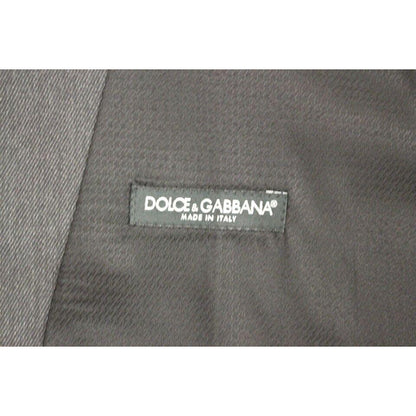 Dolce & Gabbana Gray Wool Formal Dress Vest Gilet Weste Dolce & Gabbana