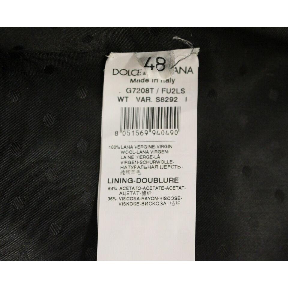 Dolce & Gabbana Gray Wool Formal Dress Vest Gilet Weste Dolce & Gabbana