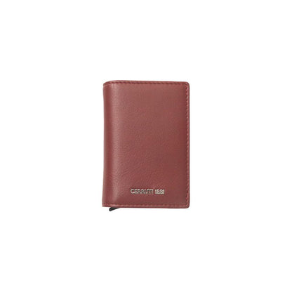 Cerruti 1881 Red Calfskin Men Wallet Cerruti 1881