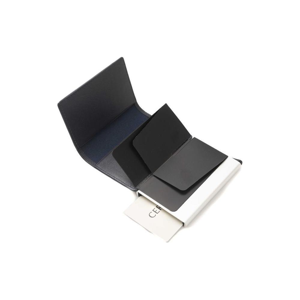 Cerruti 1881 Blue Calfskin Men Wallet Cerruti 1881