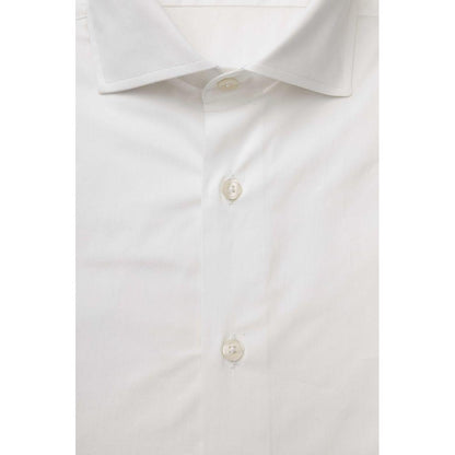 Bagutta White Cotton Men's Shirt Bagutta