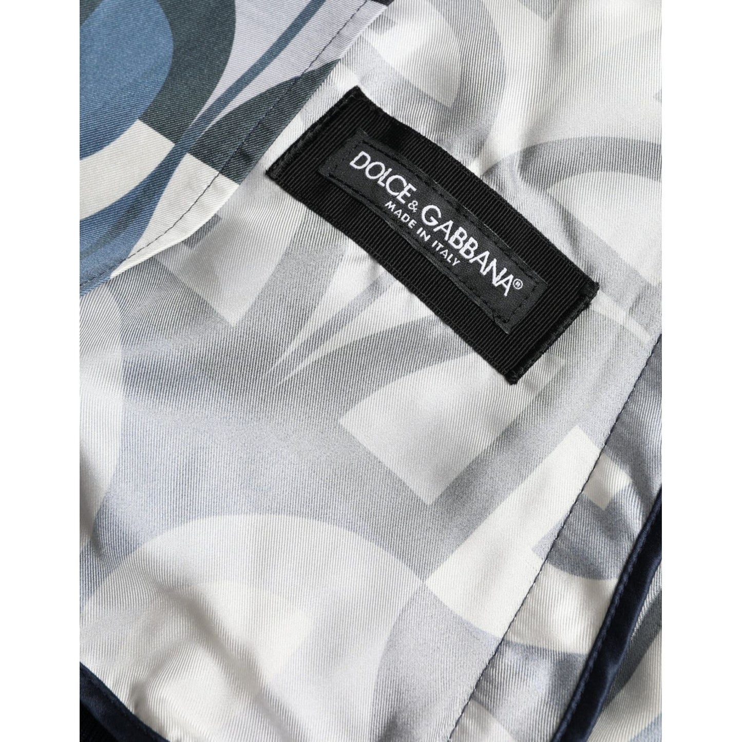 Dolce & Gabbana Multicolor Logo Print Bomber Blouson Jacket Dolce & Gabbana