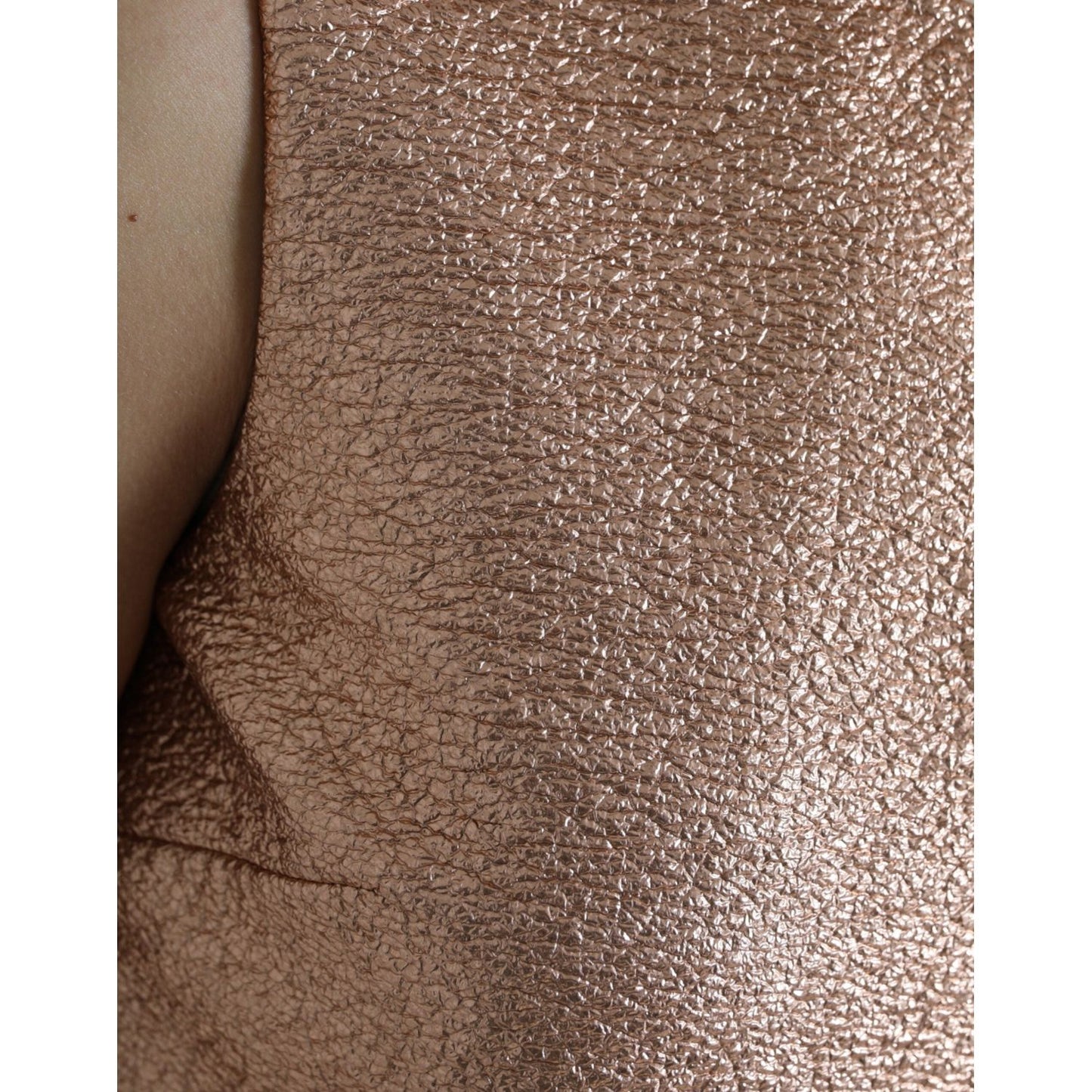 Dolce & Gabbana Pink Jacquard Sleeveless Shift Mini Dress Dolce & Gabbana