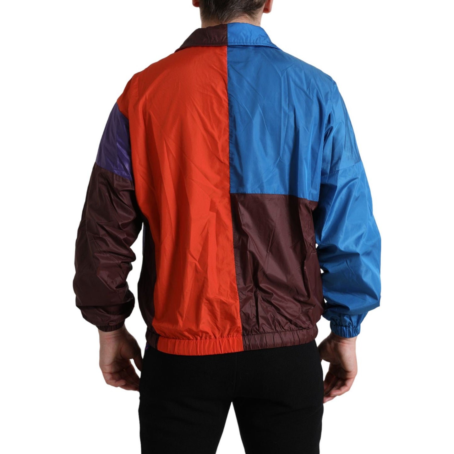 Dolce & Gabbana Multicolor Color Windbreaker Jacket Dolce & Gabbana