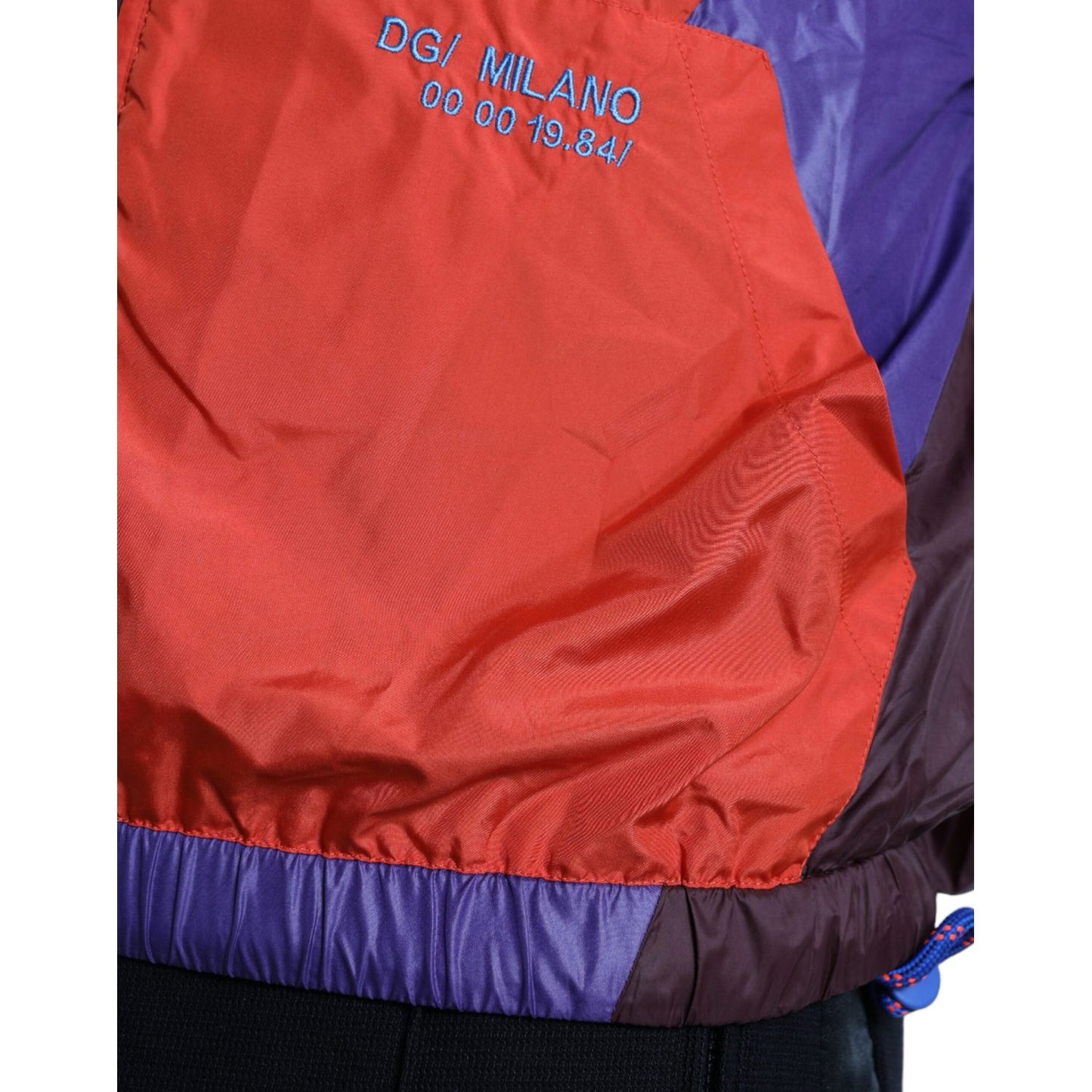 Dolce & Gabbana Multicolor Color Windbreaker Jacket Dolce & Gabbana