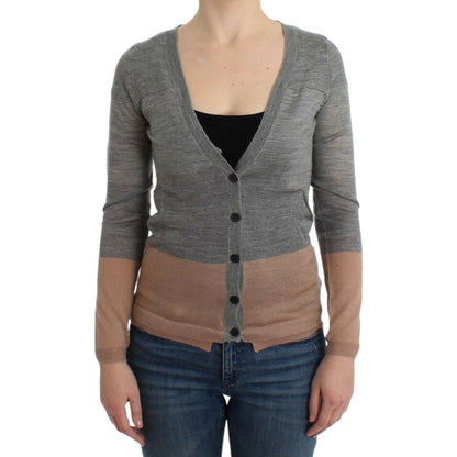 Costume National Gray lightweight cardigan Costume National