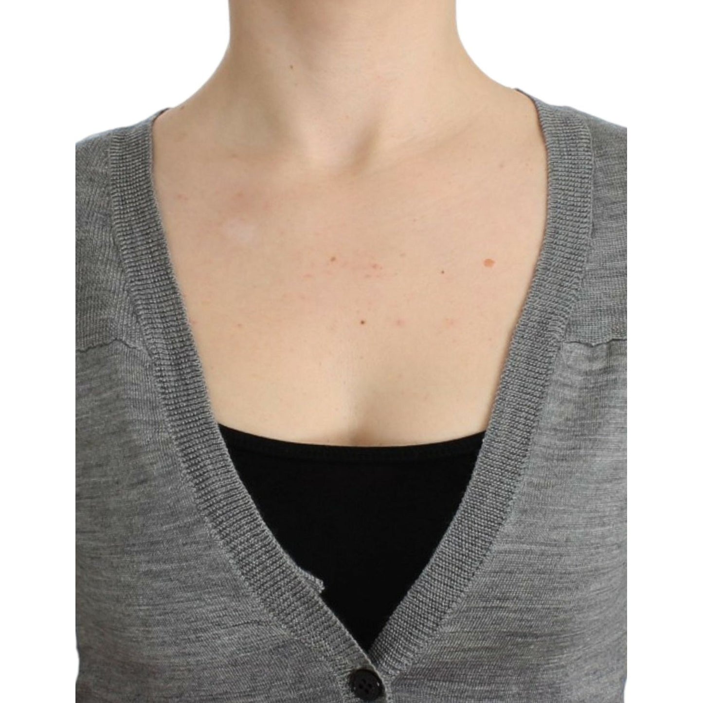 Costume National Gray lightweight cardigan Costume National