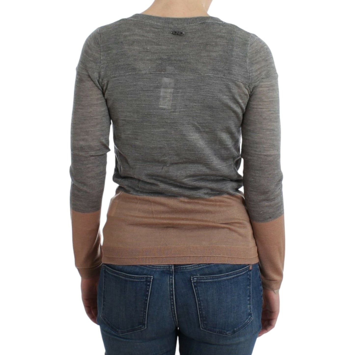 Costume National Gray lightweight cardigan Costume National