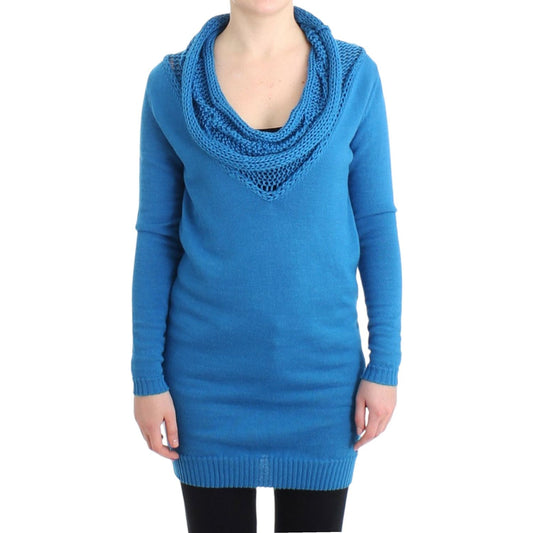 Costume National Blue scoopneck sweater Costume National