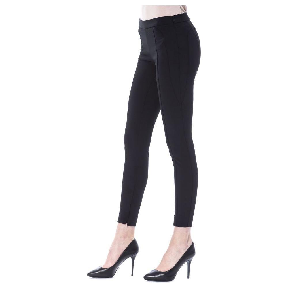 BYBLOS Black Polyester Women's Skinny Pant BYBLOS