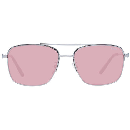 BMW Silver Metal Sunglasses