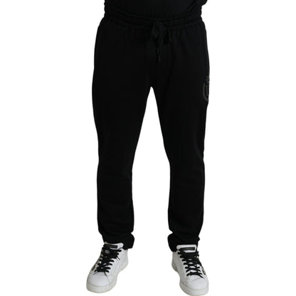 Dolce & Gabbana Black DG Logo Skinny Jogger Sweatpants Pants Dolce & Gabbana