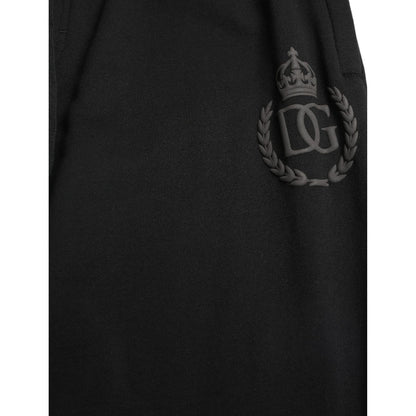 Dolce & Gabbana Black DG Logo Skinny Jogger Sweatpants Pants Dolce & Gabbana
