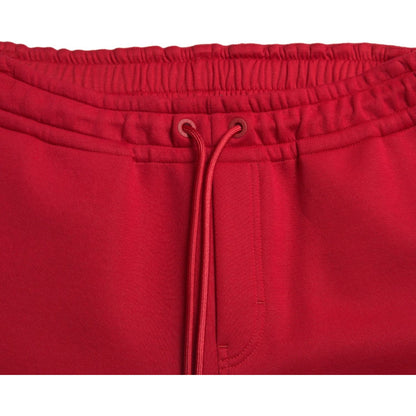 Dolce & Gabbana Red Cotton Blend Skinny Jogger Pants Dolce & Gabbana