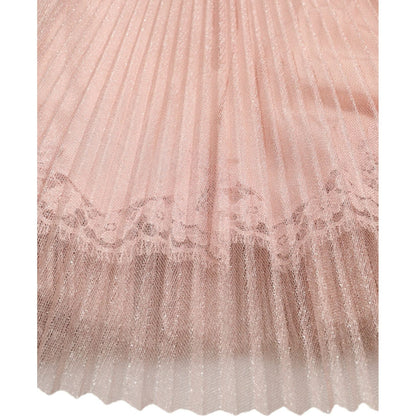 Dolce & Gabbana Pink One Shoulder Pleated Lame Tulle Dress Dolce & Gabbana