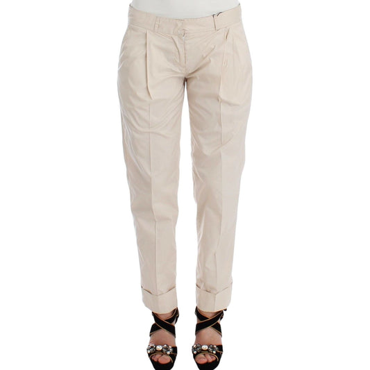 Ermanno Scervino Beige Chinos Casual Dress Pants Khakis