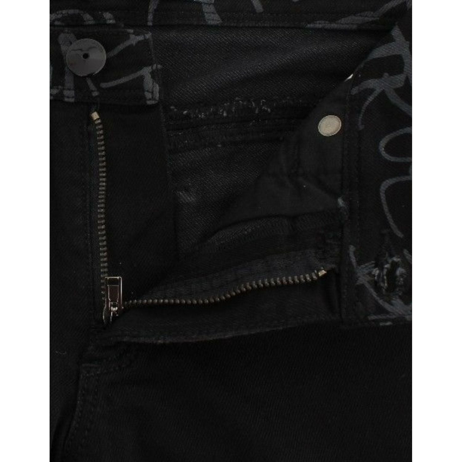 Ermanno Scervino Black Slim Jeans Denim Pants Skinny Stretch