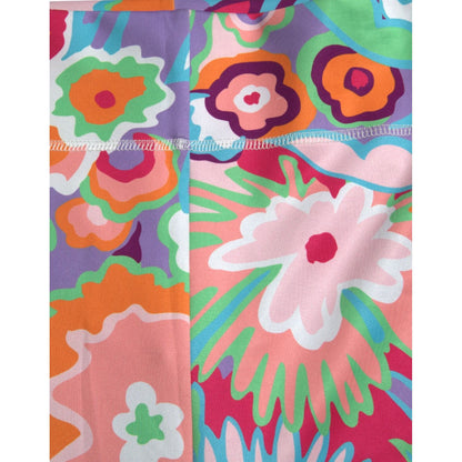 Dolce & Gabbana Multicolor Floral High Waist Leggings Pants Dolce & Gabbana