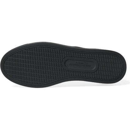 Dolce & Gabbana Brown Leopard Pony Hair Leather Sneakers Shoes Dolce & Gabbana