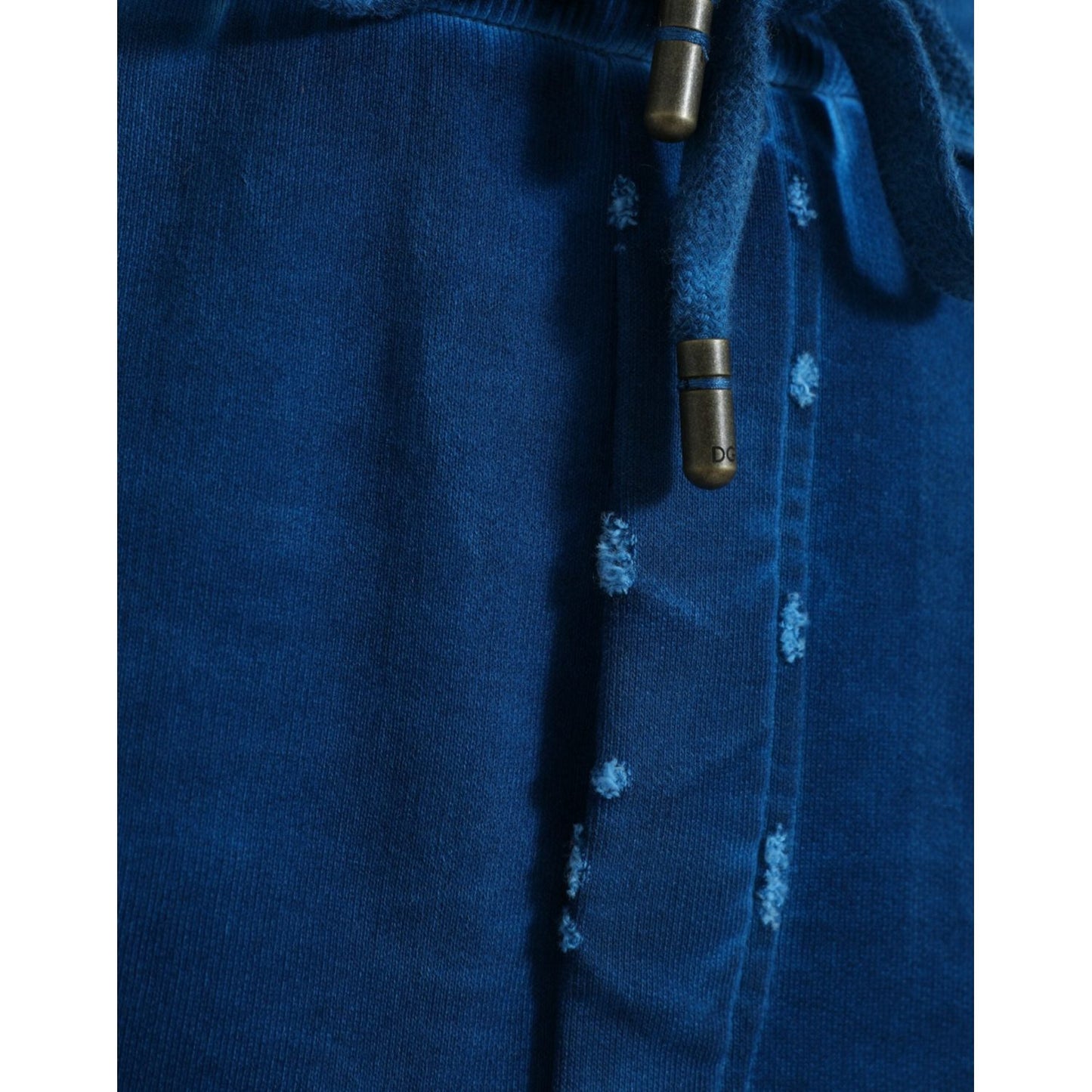 Dolce & Gabbana Blue Logo Cotton Jogger Sweatpants Pants Dolce & Gabbana