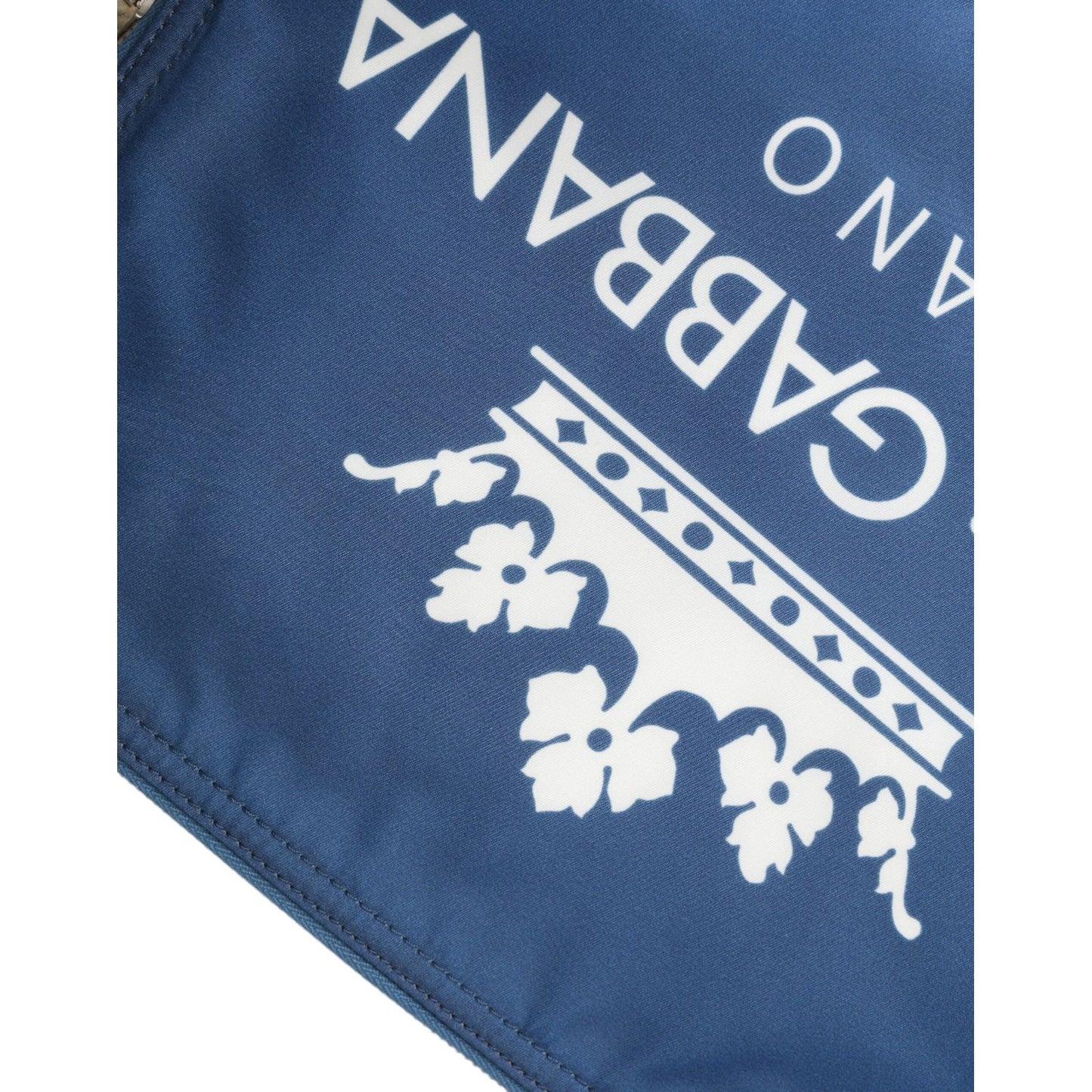 Dolce & Gabbana Blue DG Milano Print Nylon Pouch Clutch Men Bag Dolce & Gabbana