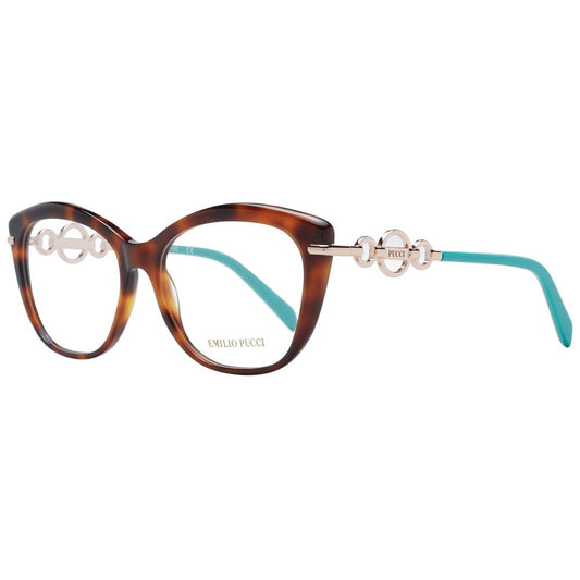 Emilio Pucci Brown Plastic Glasses (Frames)