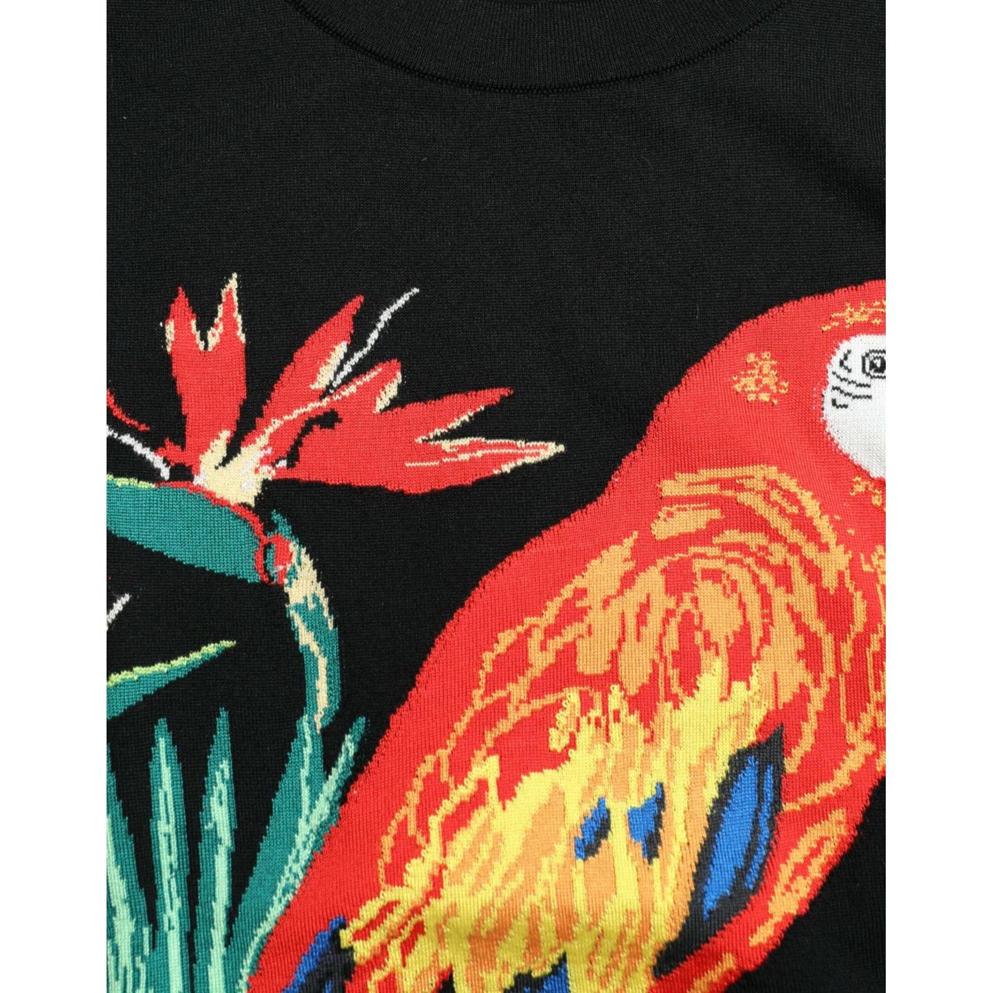 Dolce & Gabbana Black Jungle Crew Neck Sleeveless Tank Top Dolce & Gabbana