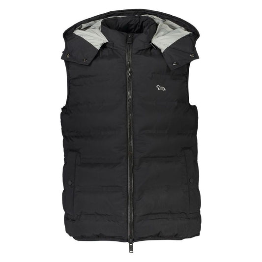 Harmont & Blaine Sleeveless Hooded Black Jacket Harmont & Blaine