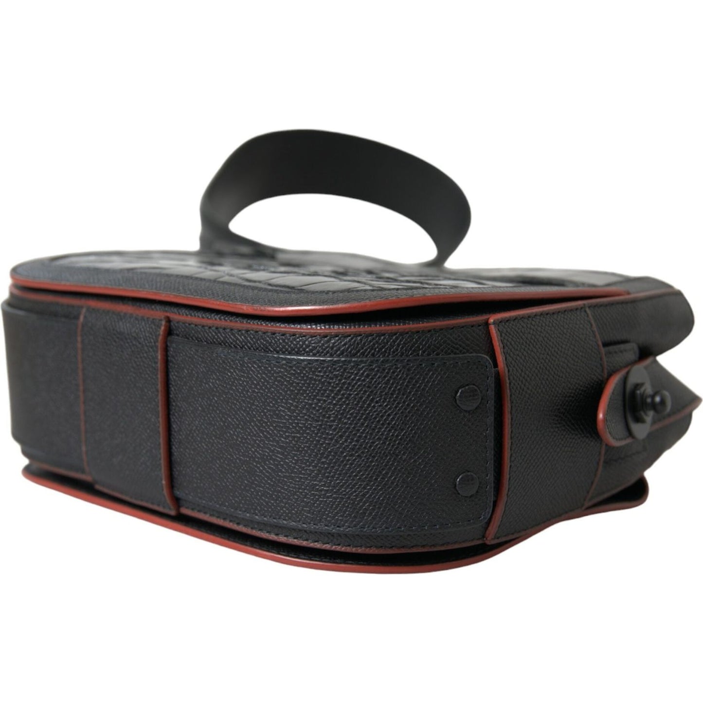 Balenciaga Black Exotic Leather Shoulder Crossbody Camera Bag Balenciaga