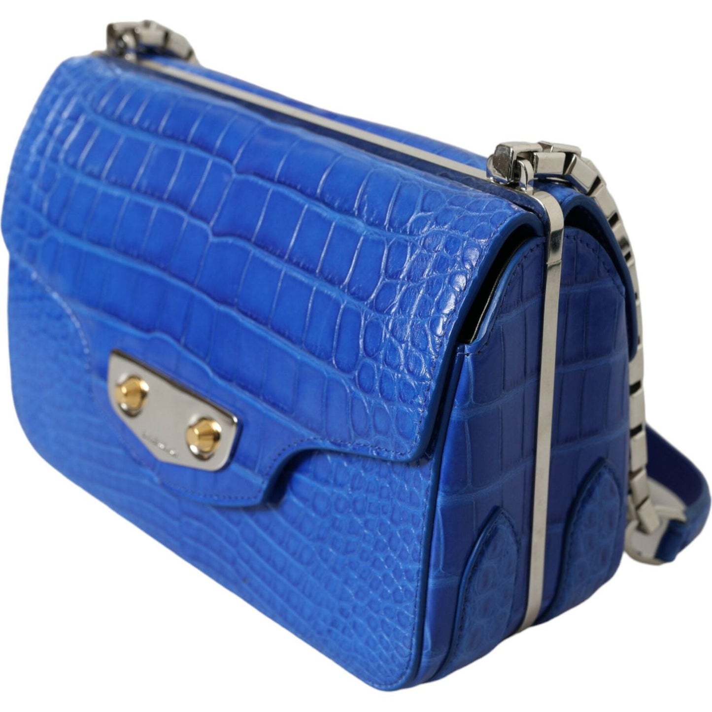 Balenciaga Blue Exotic Leather Neo Classic Purse Shoulder Handbag Bag Balenciaga