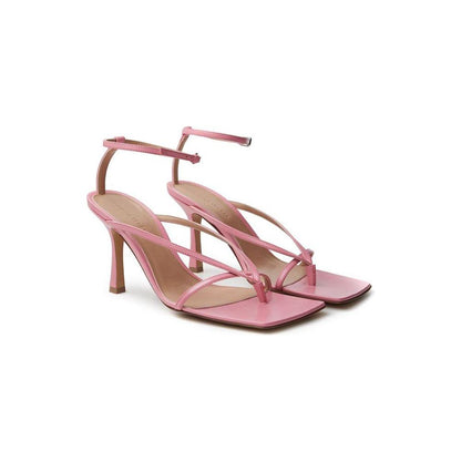 Bottega Veneta Pink Leather Sandal Bottega Veneta